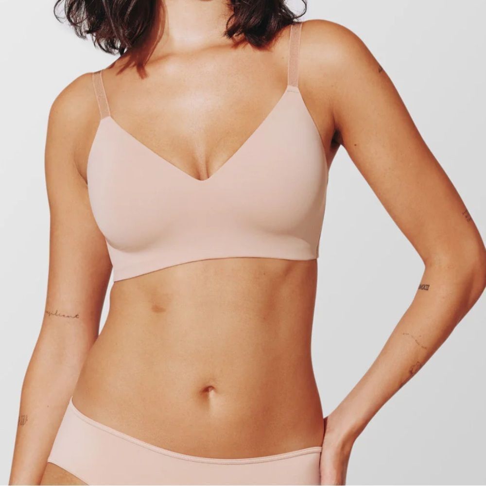 Thirdlove 24/7 Classic Wireless Bra Beige Small